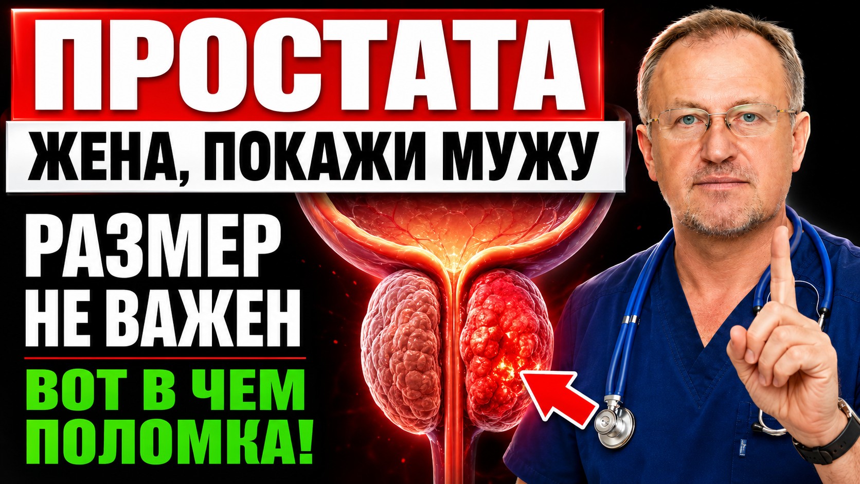 Не глотайте таблетки от простаты, пока не посмотрите это! Размер железы — не главное